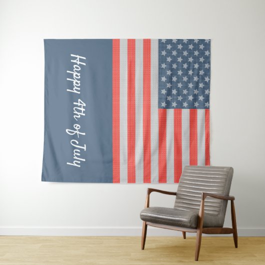 Amerikaanse vlag wandkleed (In Situ (horizontaal))