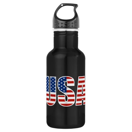  Amerikaanse vlag Waterfles (Voorkant)