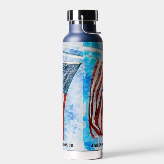 Amerikaanse vlag waterfles (Links)