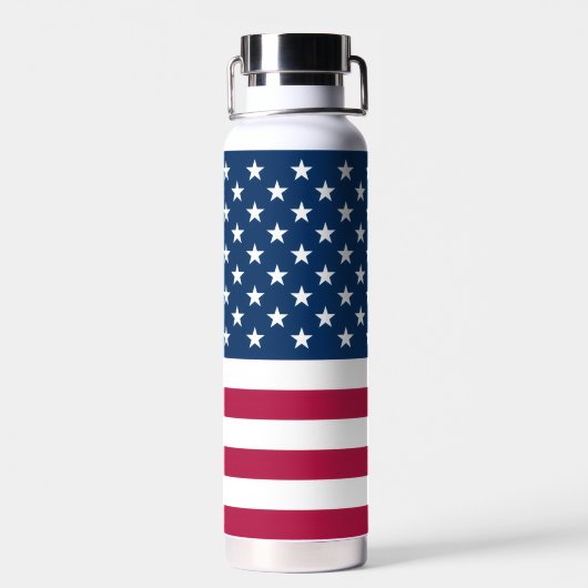 Amerikaanse vlag waterfles (Achterkant)