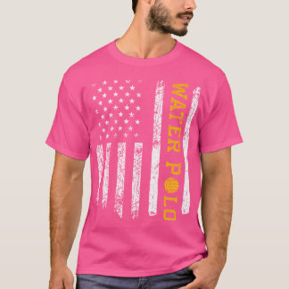 Amerikaanse vlag waterpolo t-shirt