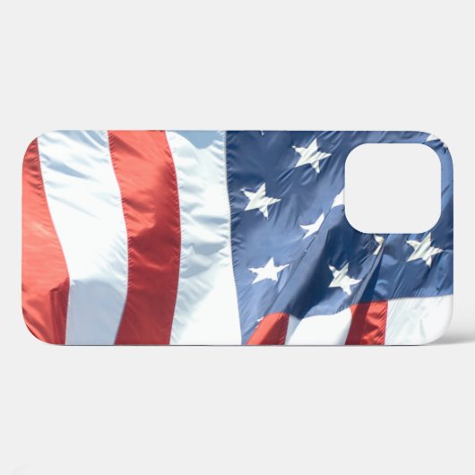 Amerikaanse vlag Waving Case-Mate iPhone Case (Achterkant (horizontaal))