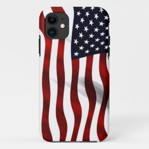 Amerikaanse vlag Waving iPhone 11 Hoesje