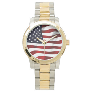 Amerikaanse vlag Waving Horloge