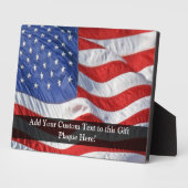 Amerikaanse vlag, Waving in Wind Fotoplaat (Zijkant)