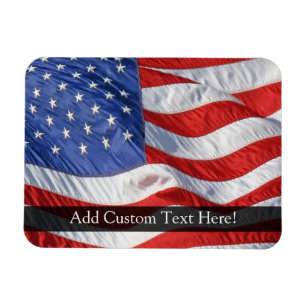 Amerikaanse vlag, Waving in Wind Magneet