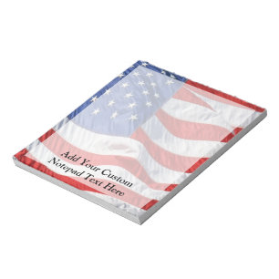Amerikaanse vlag, Waving in Wind Notitieblok