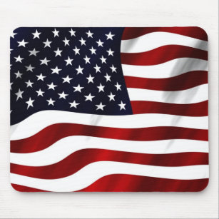 Amerikaanse vlag Waving Muismat