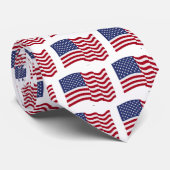 Amerikaanse vlag Waving Stropdas (Opgerold)