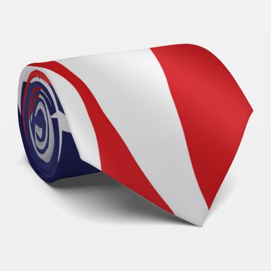 Amerikaanse vlag Waving Stropdas (Opgerold)