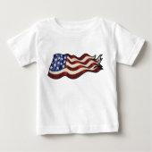 Amerikaanse vlag Waving Toddler (Voorkant)