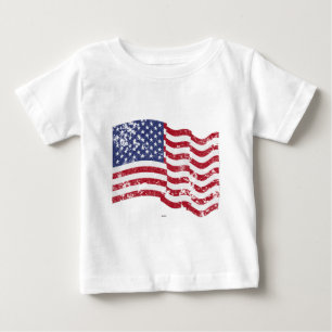 Amerikaanse vlag Waving - verhit