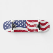 Amerikaanse vlag Waving - verhit Skateboard (Horizontaal)