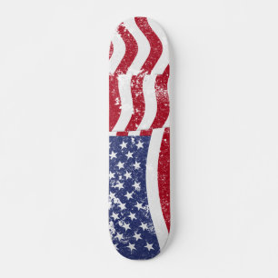 Amerikaanse vlag Waving - verhit Skateboard