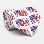 Amerikaanse vlag Waving - verhit Stropdas (Opgerold)