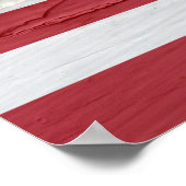 Amerikaanse vlag Weathered Paint Poster (Hoek)