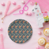 Amerikaanse vlag Weathered Stars en Stripes Papieren Bordje (Feest)