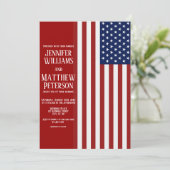 Amerikaanse vlag Weddenschap Kaart (Staand voorkant)