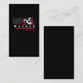 Amerikaanse vlag Welder USA Metalworking Weld Visitekaartje (Voorkant / Achterkant)