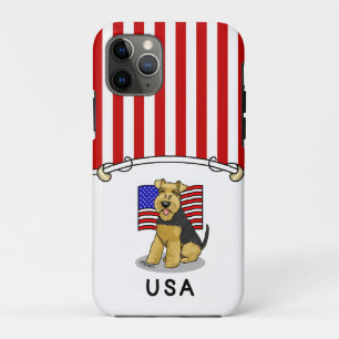 Amerikaanse vlag Welsh Terrier Dog - Cute Case-Mate iPhone Case
