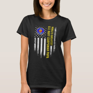 Amerikaanse Vlag Werelds Grootste Us Marine Corpsm T-shirt
