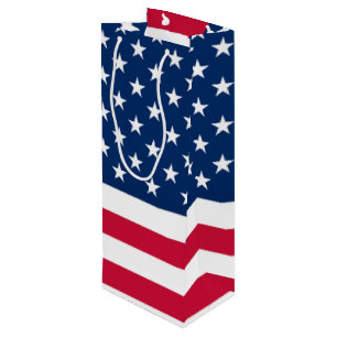 Amerikaanse Vlag Wijn Cadeautassen Cadeautas