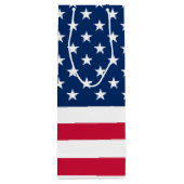 Amerikaanse Vlag Wijn Cadeautassen Cadeautas (Achterkant)