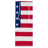 Amerikaanse Vlag Wijn Cadeautassen Cadeautas (Voorkant)