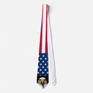 Amerikaanse Vlag Witkopzeearend Ontwerper Das