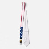 Amerikaanse Vlag Witkopzeearend Ontwerper Das (Achterkant)