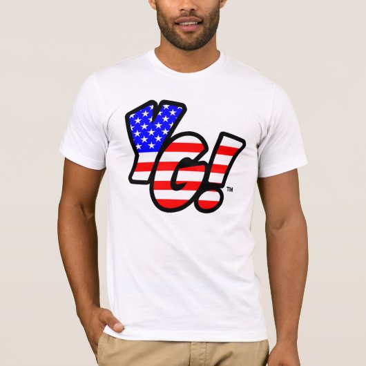 Amerikaanse vlag - YG! T-shirt (Voorkant)