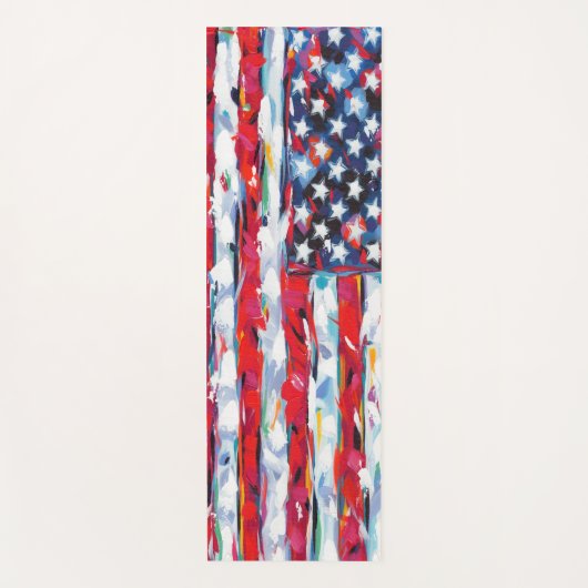 Amerikaanse vlag yogamat (Voorkant)