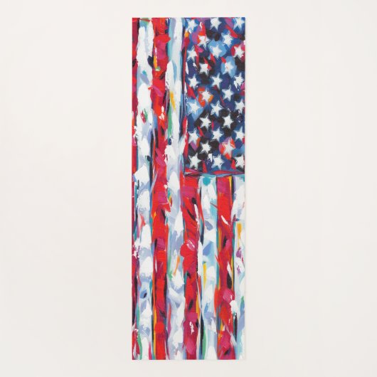 Amerikaanse vlag yogamat (Achterkant)