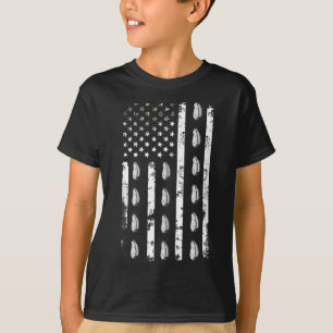 Amerikaanse Vlag Zoete Aardappel Usa Patriottisme T-shirt