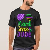 Amerikaanse vlag - zonnebril Mardi Gras Man T-shirt (Voorkant)