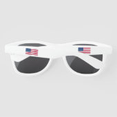 Amerikaanse Vlag Zonnebril Patriottisch (Achterkant)