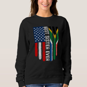 Amerikaanse vlag Zuid-Afrika vlag Beste zuster ooi Trui