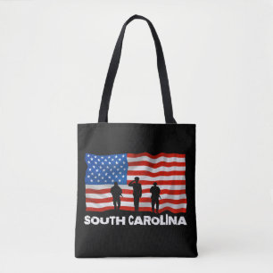 Amerikaanse vlag Zuid-Carolina Tote Bag