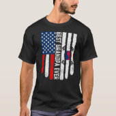 Amerikaanse vlag Zuid-Korea vlag Beste grootvader  T-shirt (Voorkant)