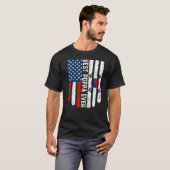 Amerikaanse vlag Zuid-Korea vlag Beste papaver T-shirt (Voorkant volledig)