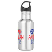 Amerikaanse vlag zuster waterfles  (Voorkant)