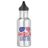 Amerikaanse vlag zuster waterfles  (Links)