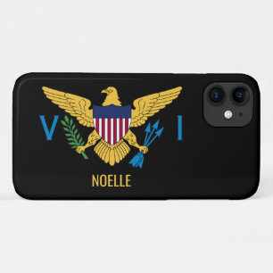 Amerikaanse vlag, zwart Case-Mate iPhone case