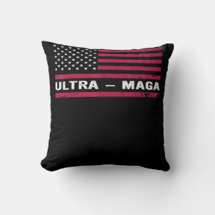 Amerikaanse vlag - zwarte Amerikaanse vlag Ultra Kussen