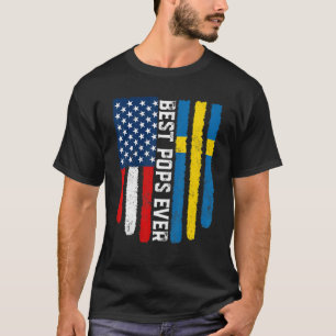 Amerikaanse vlag & Zweden vlag beste Poppen ooit f T-shirt