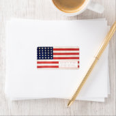 AMERIKAANSE VLAGADRESETIKETTEN ETIKET (Insitu)