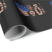 Amerikaanse vlagAmerikaanse elektricien Cadeaupapier (Rol Hoek)