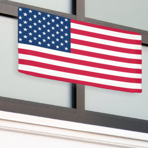 Amerikaanse vlagbanner USA - Patriottisch Spandoek