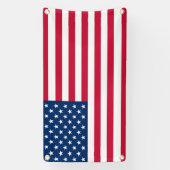 Amerikaanse vlagbanner - VS - patriottisch Spandoek (Verticaal)