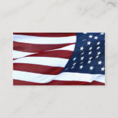 Amerikaanse vlagbedrijf of profielkaart visitekaartje (Voorkant)